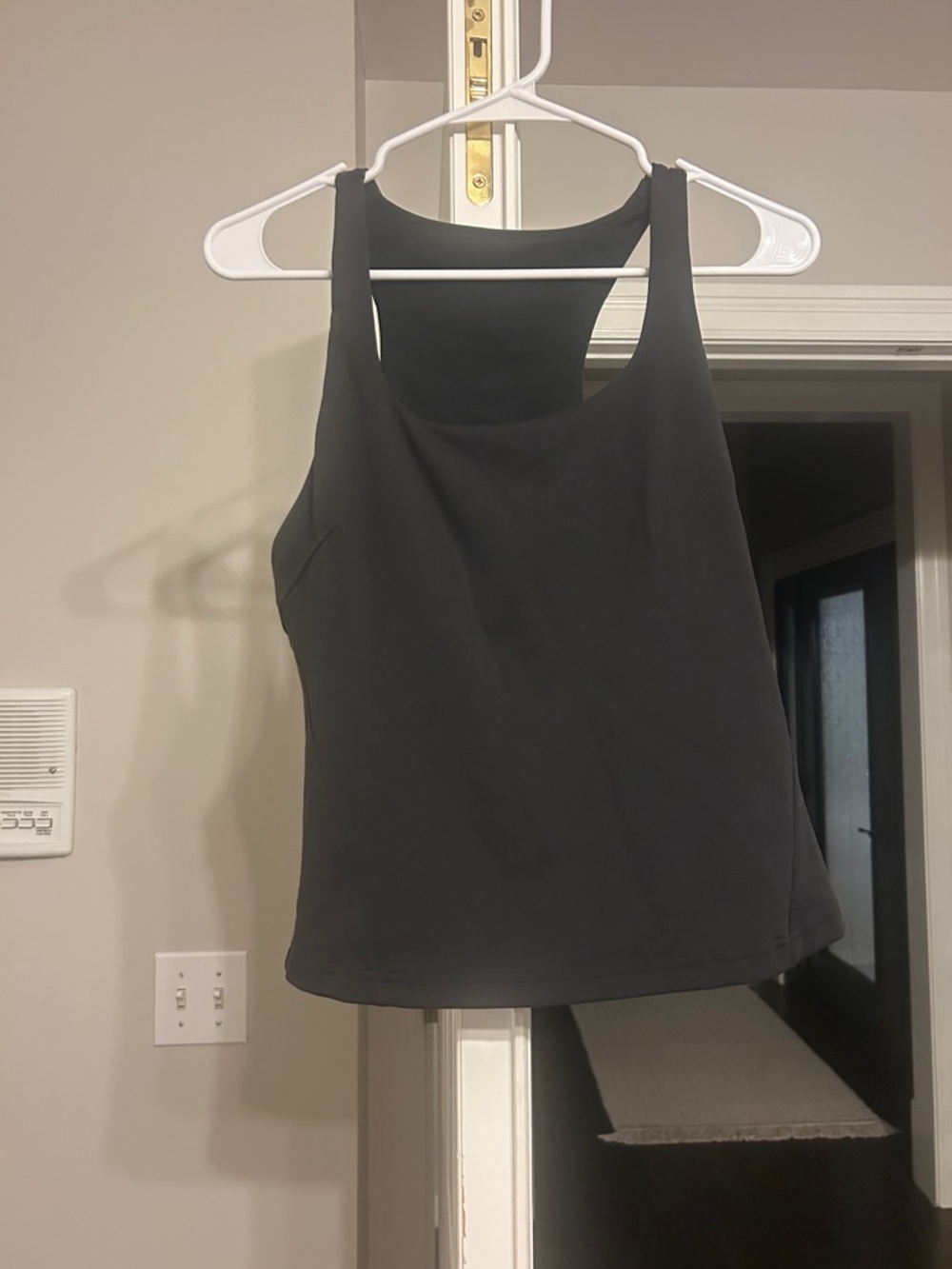 lululemon athletica Black Racerback Tank - Women's no size but I am a 38c/large
